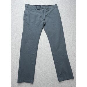 J.Crew Tech Pants Mens 35x32 Gray 484 Slim Stretch Performance Chino Casual